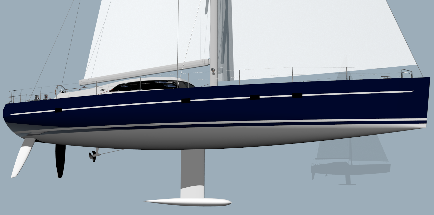 VK65 Aluminum Performance Sailing Yacht Advanced design Superior